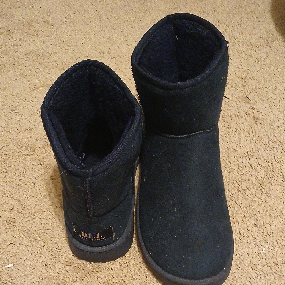 Navy Blue Ankle Boots